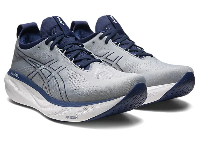 Asics Men's GEL-NIMBUS 25 - SHEET ROCK/INDIGO BLUE