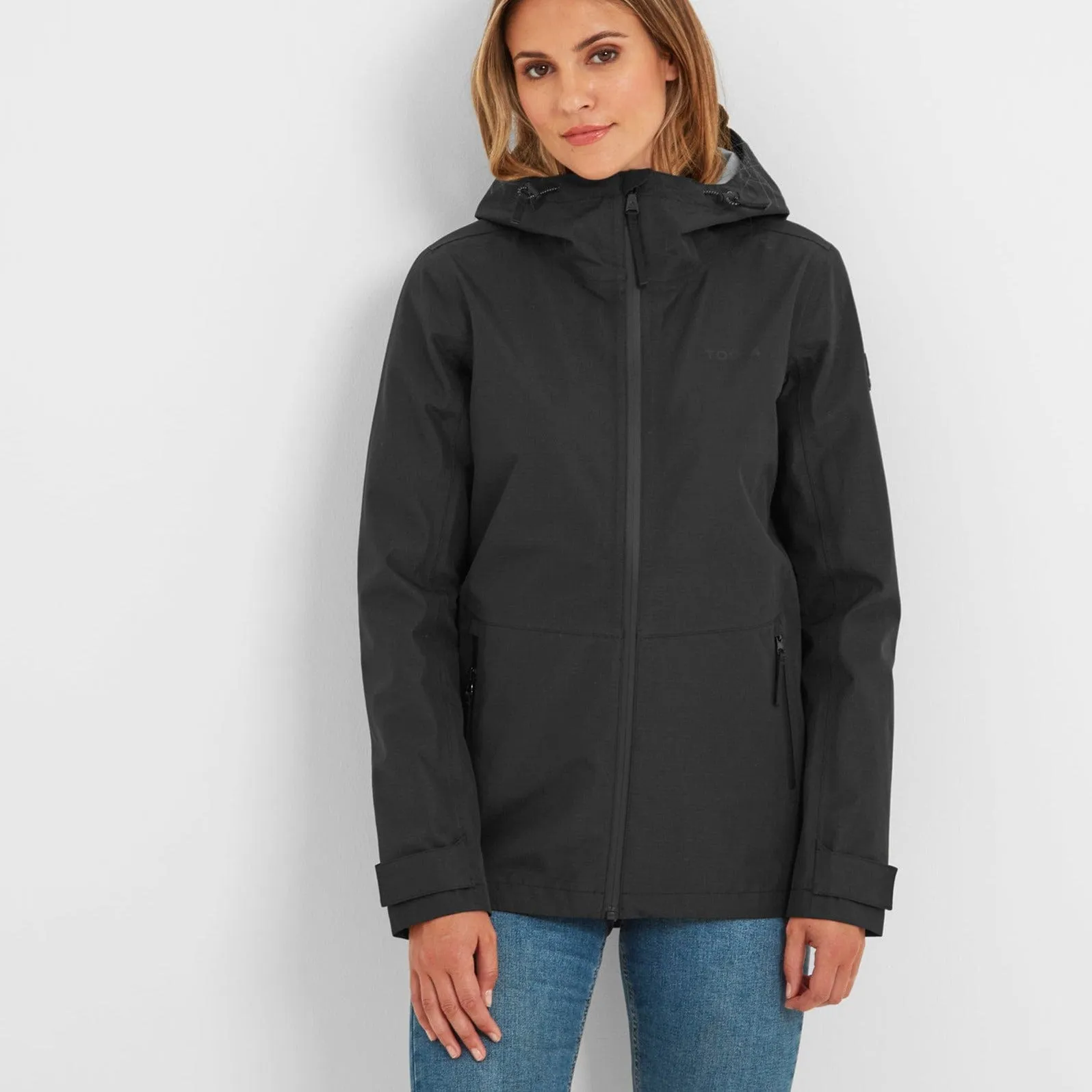 Austwick Womens Waterproof Jacket - Washed Black