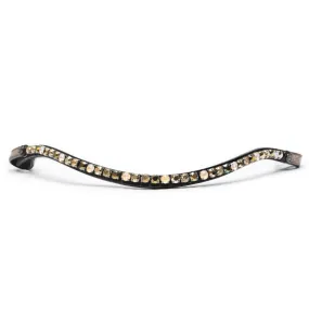 Azteca - Crystal Slimline Browband with Snaps