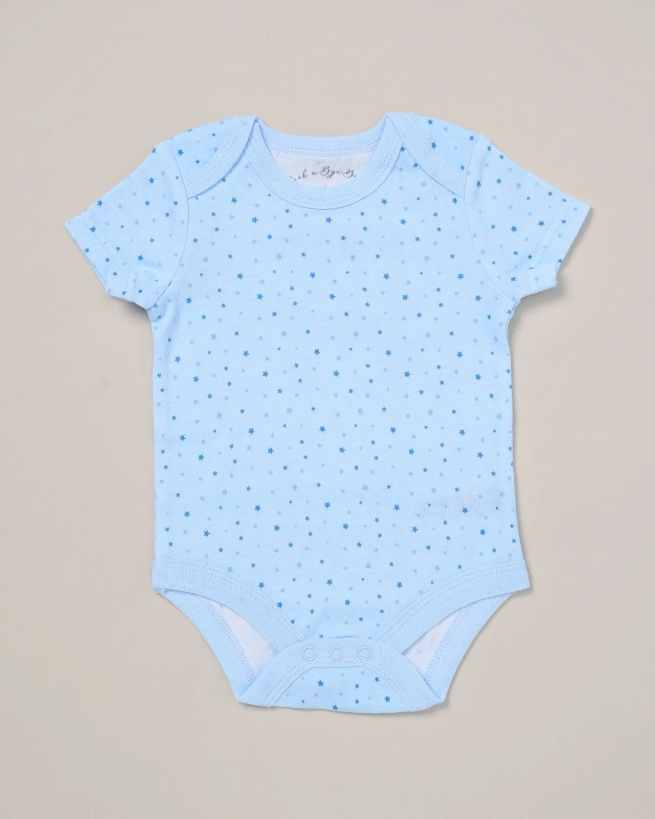 Baby Boy 5 Piece Multi Print Layette Set - Blue