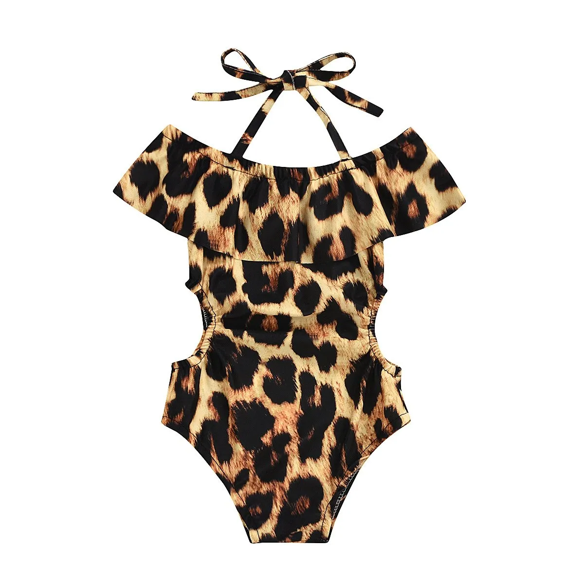 Baby Girl Leopard Swimwears