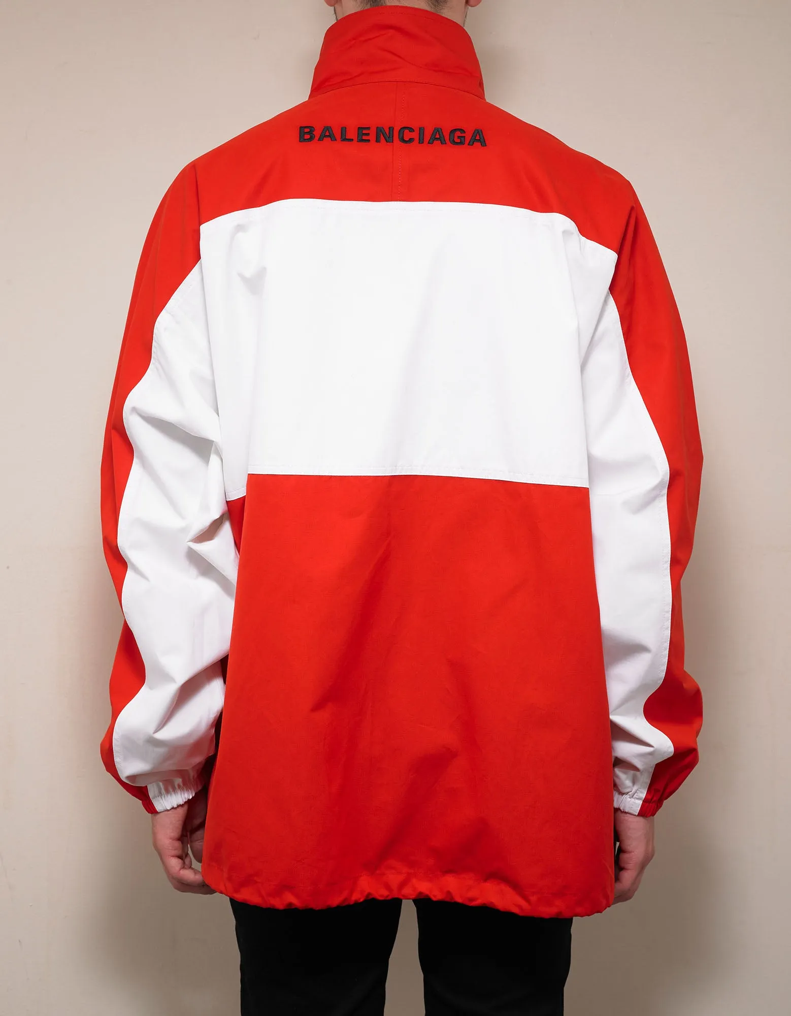 Balenciaga Red Zip Up Jacket