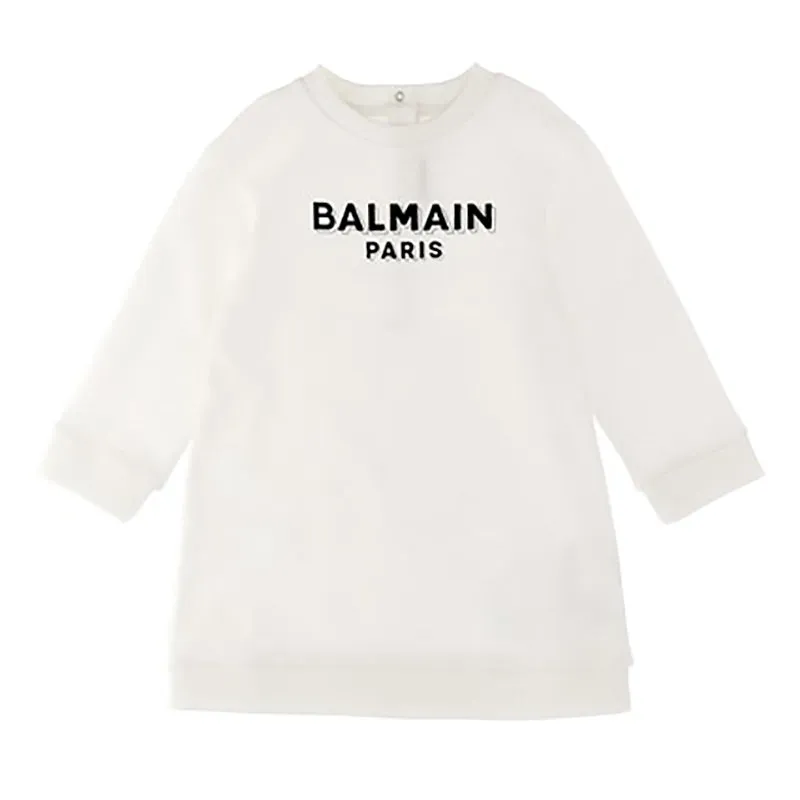 BALMAIN KIDS Logo Print Dress   Briefs