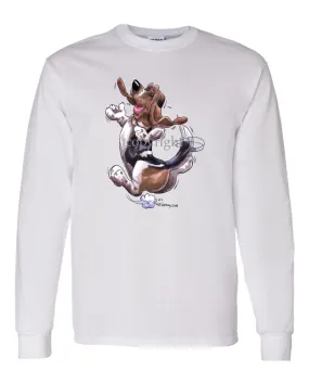 Basset Hound - Happy Dog - Long Sleeve T-Shirt