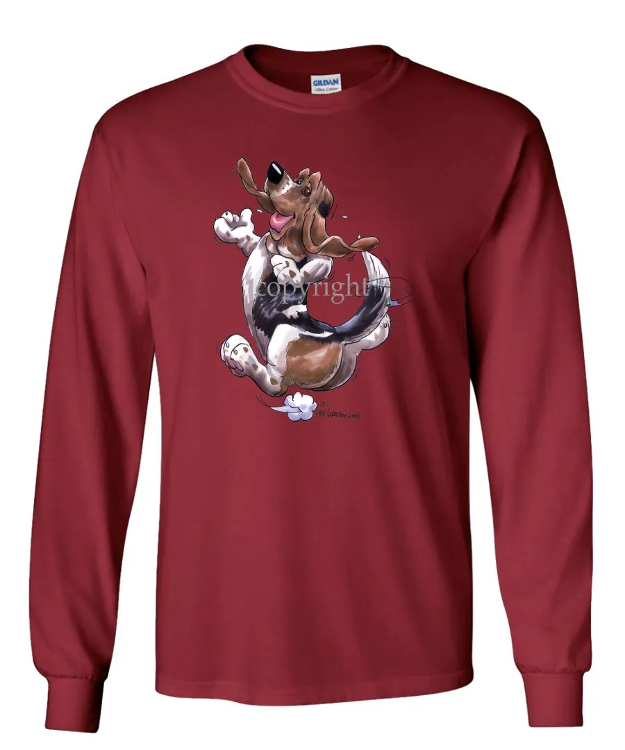 Basset Hound - Happy Dog - Long Sleeve T-Shirt