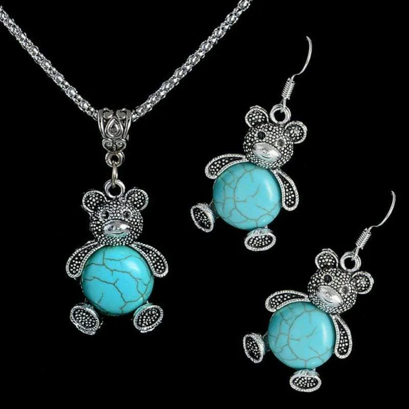 BEAR Necessities Blue Stone Set