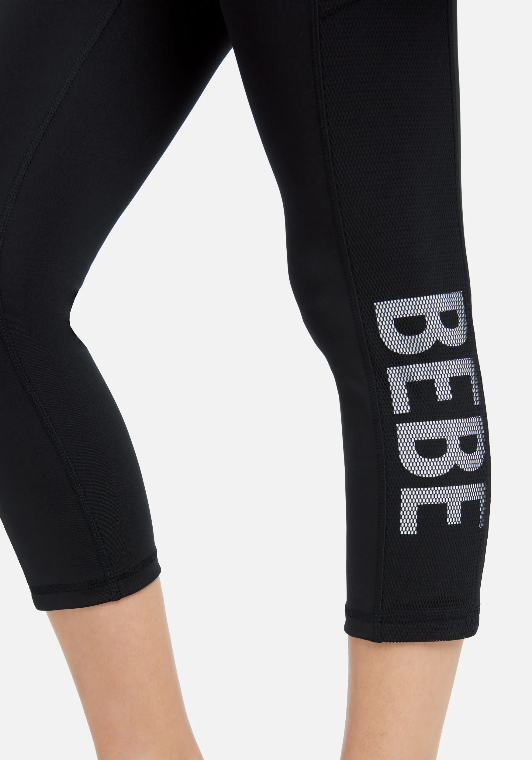 Bebe Sport Net Mesh Capri Legging