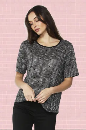 Betty Basics Los Angeles Tee in Melange Spot