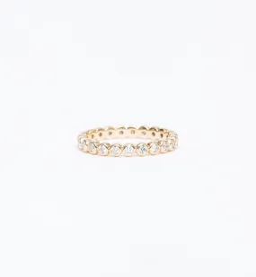 Bezel Set Eternity Band