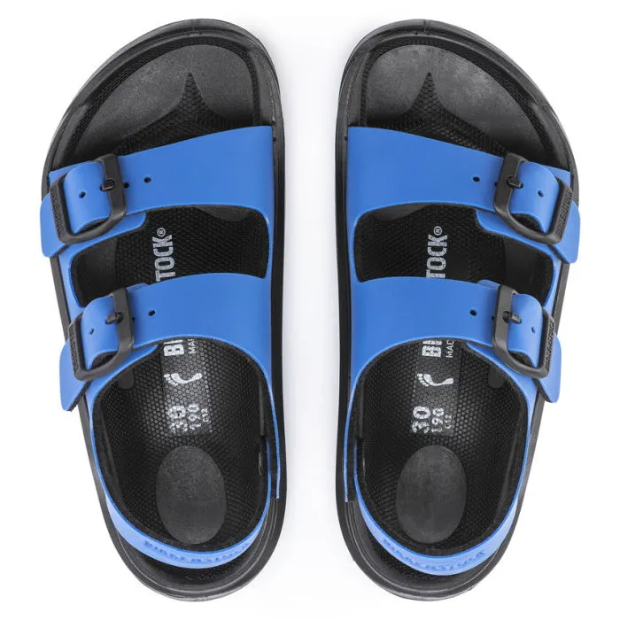 Birkenstock Mogami Narrow Kids Ultra Blue Black Birko Flor Sandal