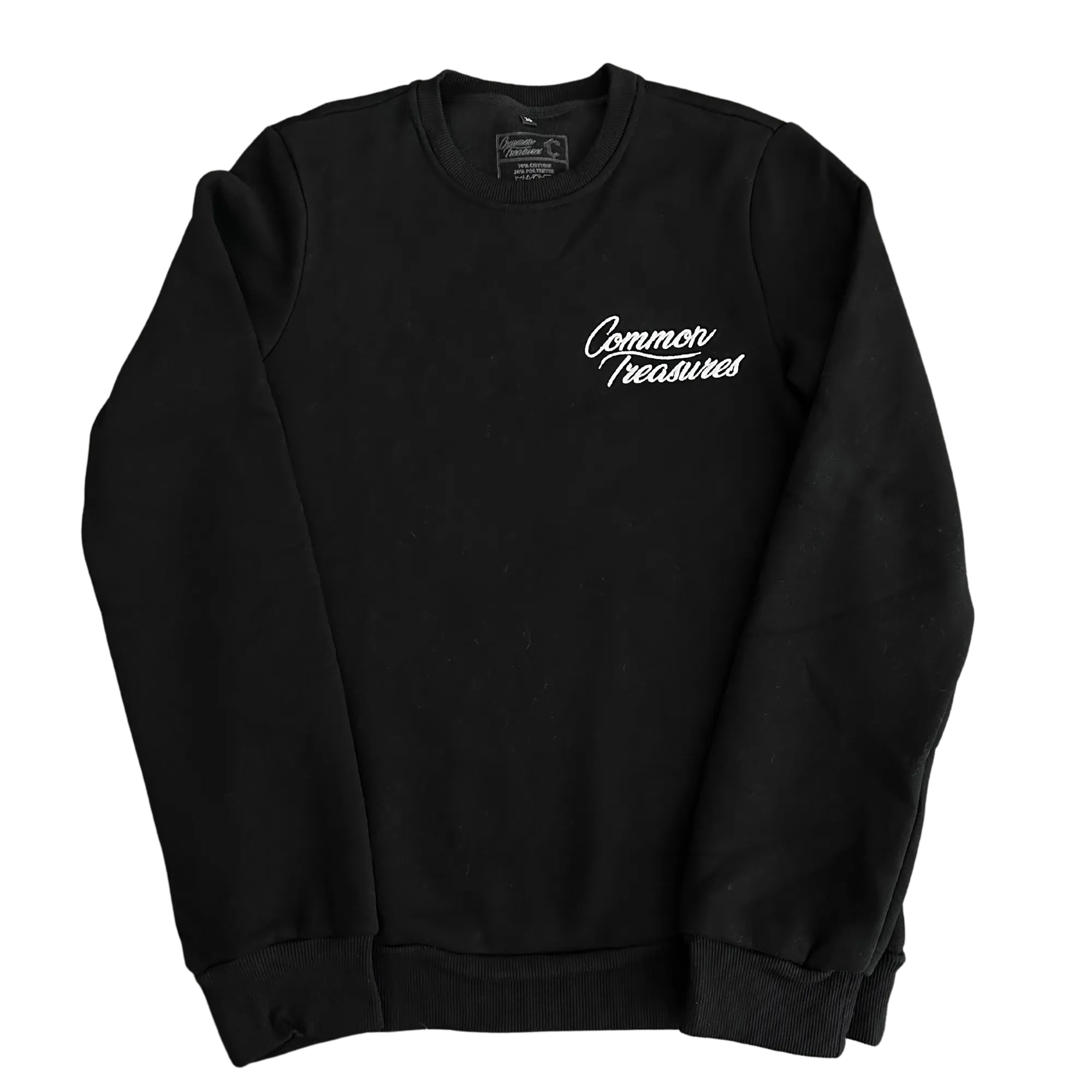 Black (CT Script) - Crewneck