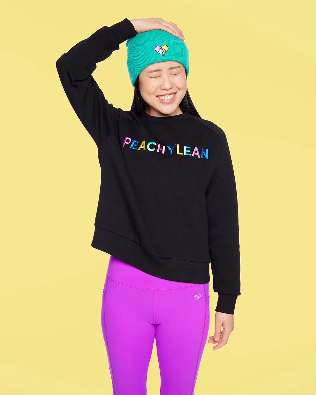 Black Peachylean Crew Neck