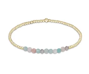 Bliss 2mm Gold & Gemstone Bracelet / Click for Selection