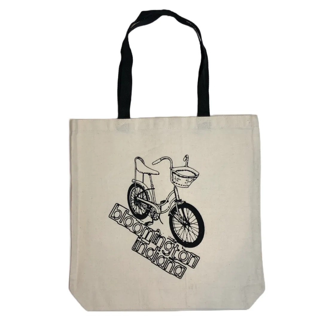 Bloomington Indiana Bicycle Tote Bag