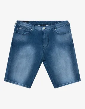 Blue Denim Bermuda Shorts -