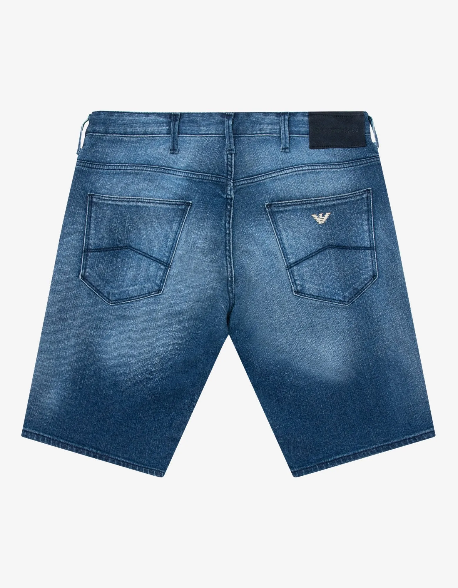 Blue Denim Bermuda Shorts -