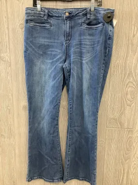 Blue Denim Jeans Boot Cut Simply Noelle, Size 14