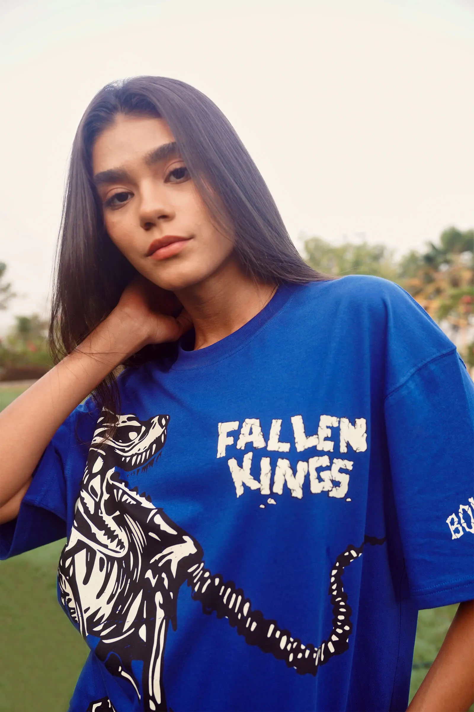 Blue Fallen Kings Oversized T-shirt