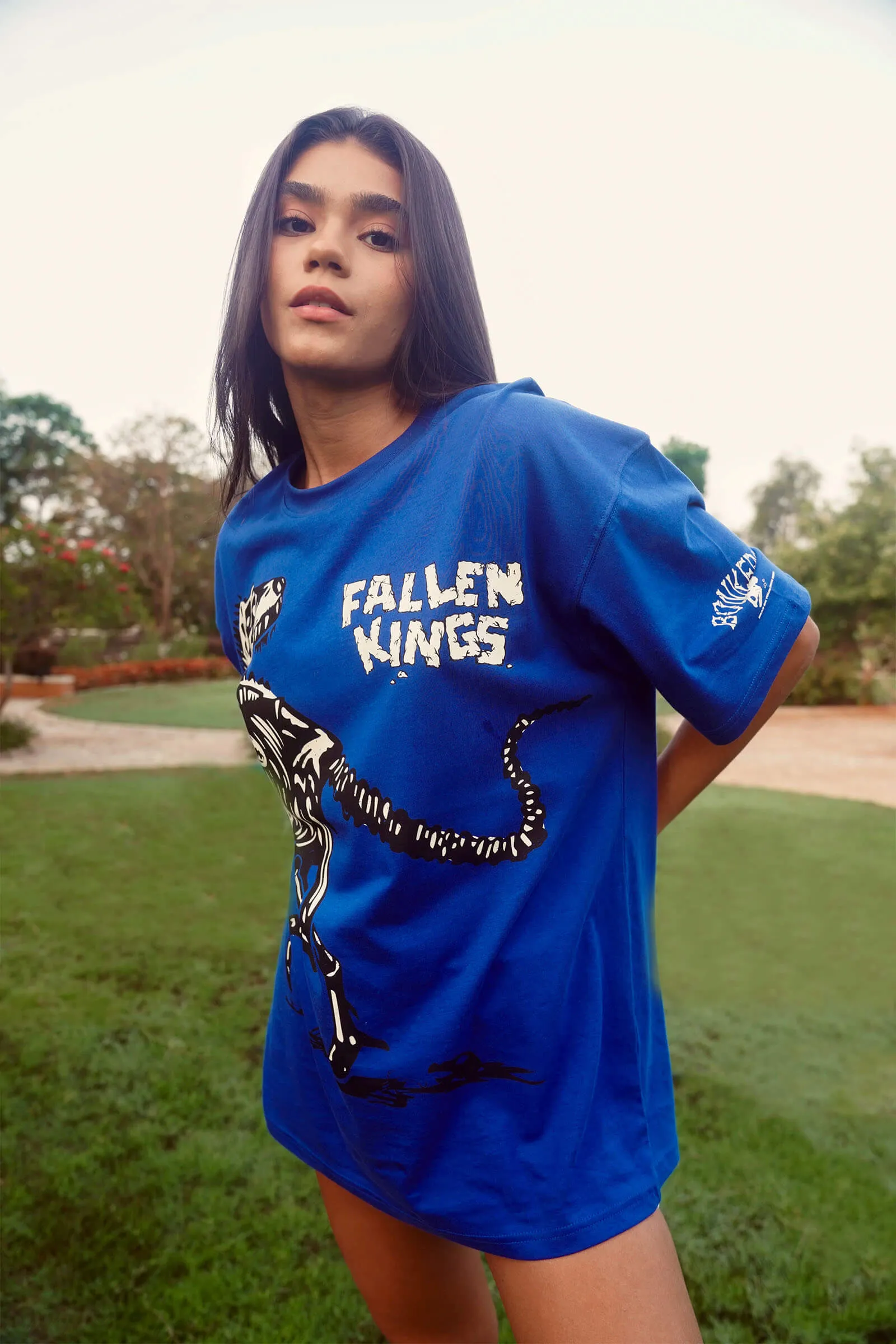 Blue Fallen Kings Oversized T-shirt