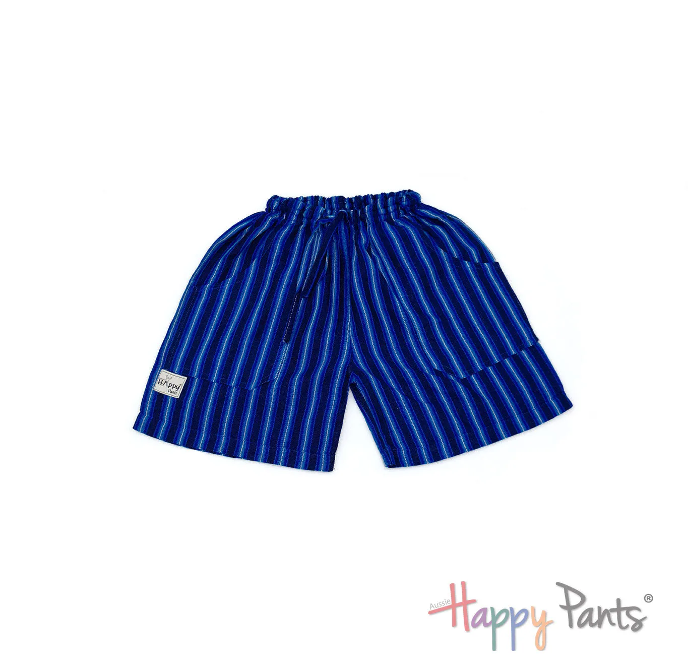 Blue Happy-Pants Shorts