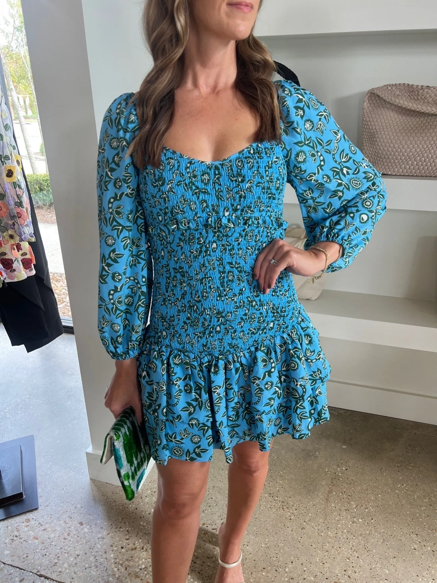 Blue Multi Darby Dress (Final Sale)