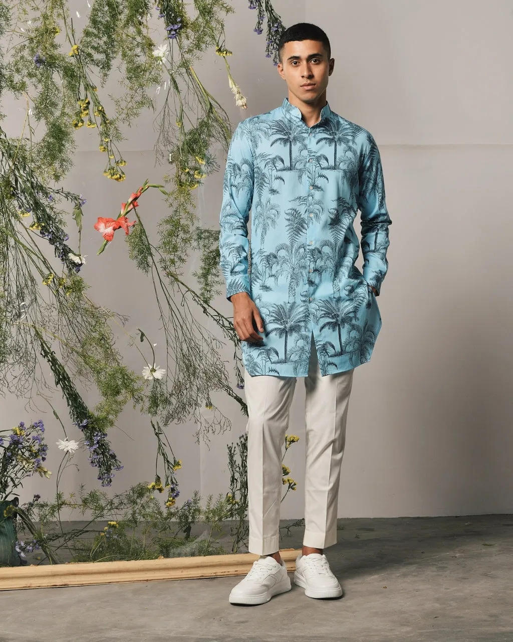 Blue Palermo Kurta & Pajama