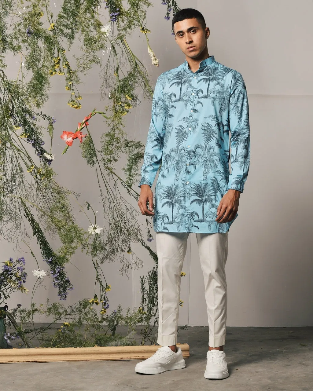 Blue Palermo Kurta & Pajama