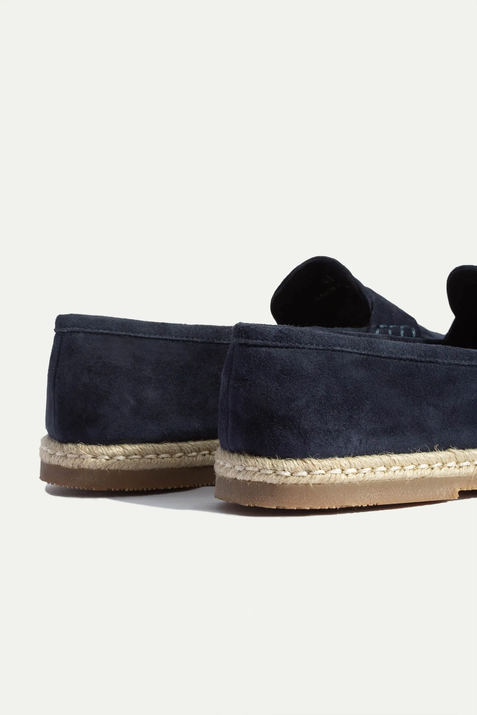 Blue suede espadrilles - Made In Italy