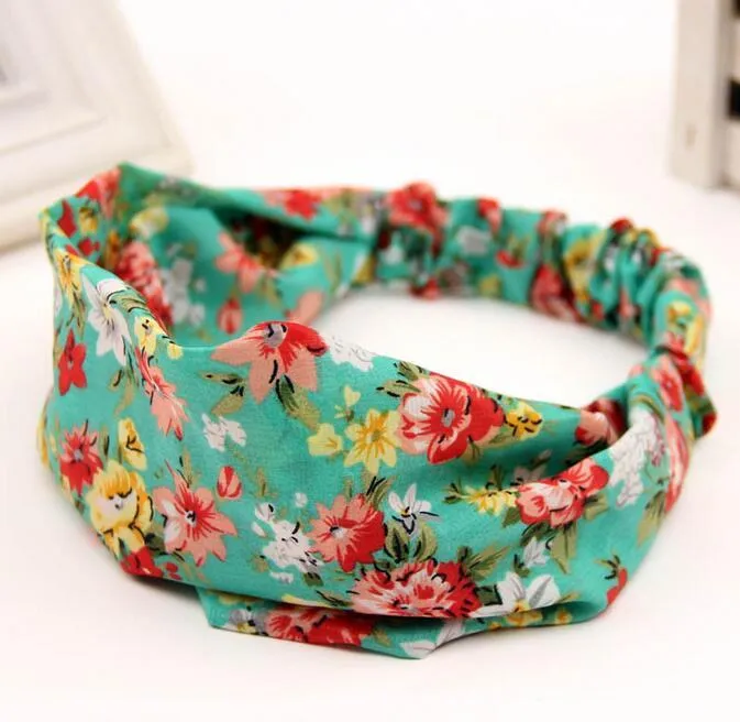 Bohemia Print Floral Fitness Headband