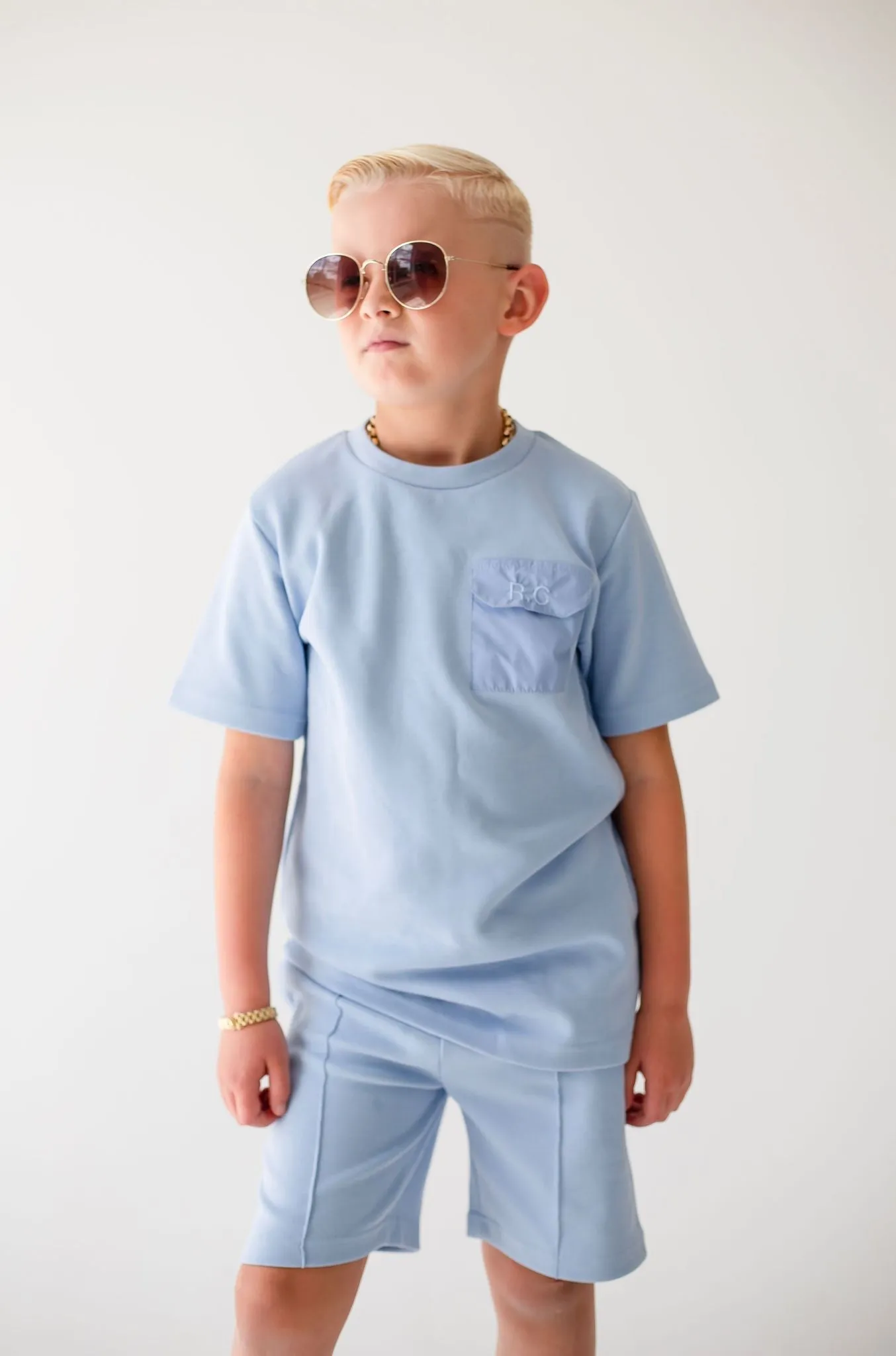 Boys Blue Three Piece Set