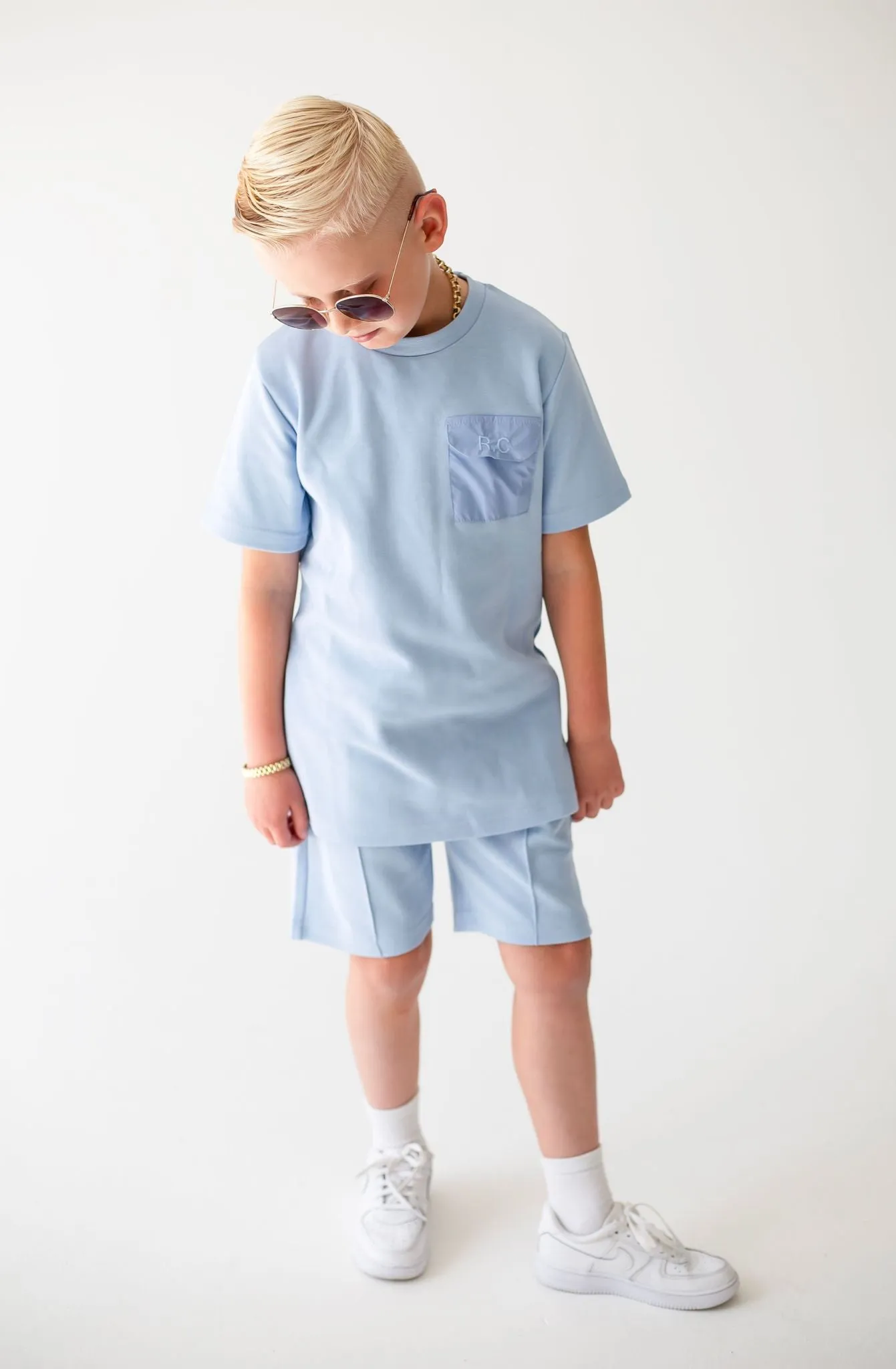 Boys Blue Three Piece Set