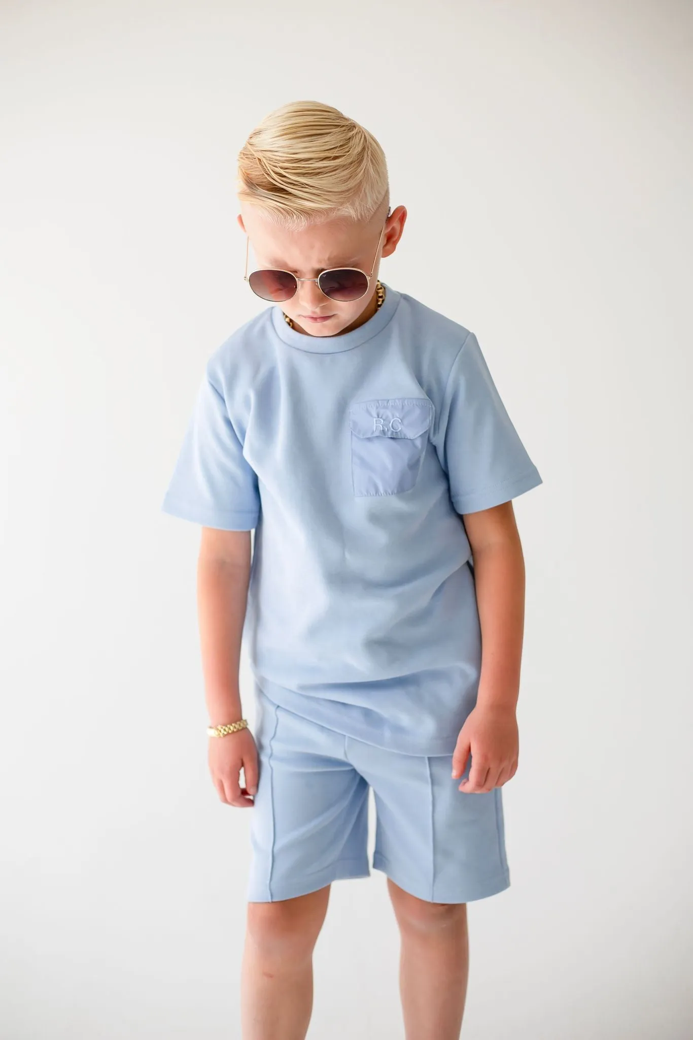 Boys Blue Three Piece Set