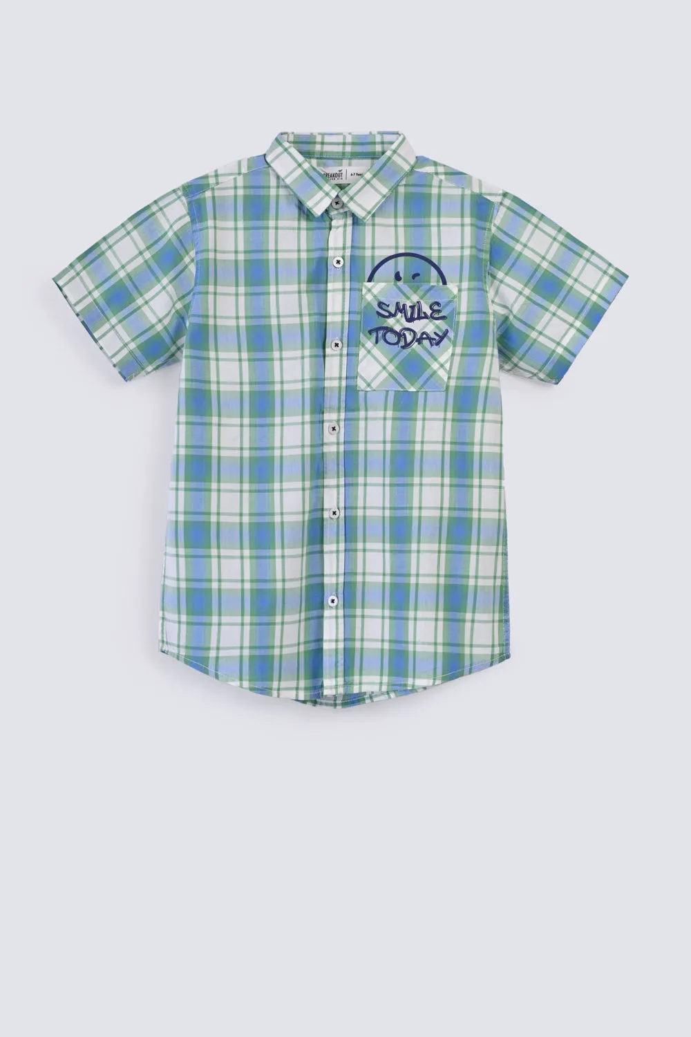 BOYS POCKET PRINTED SHIRT