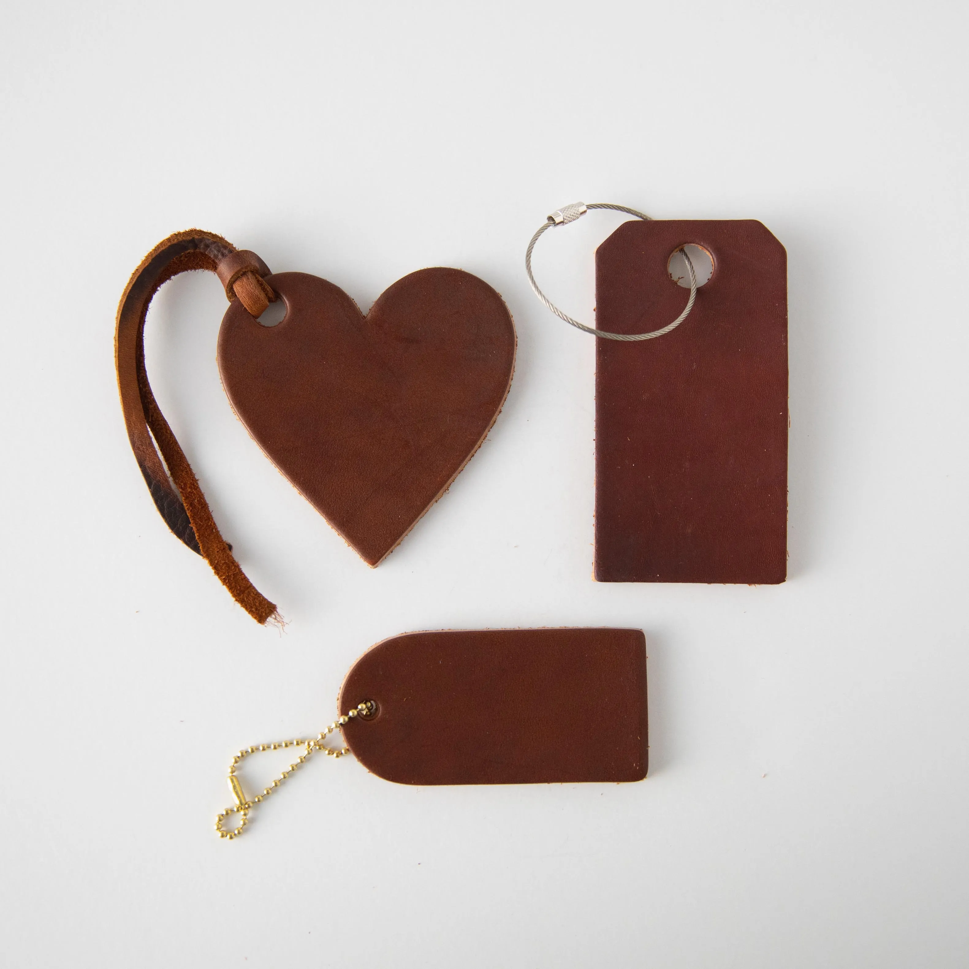 Brown Leather Tag