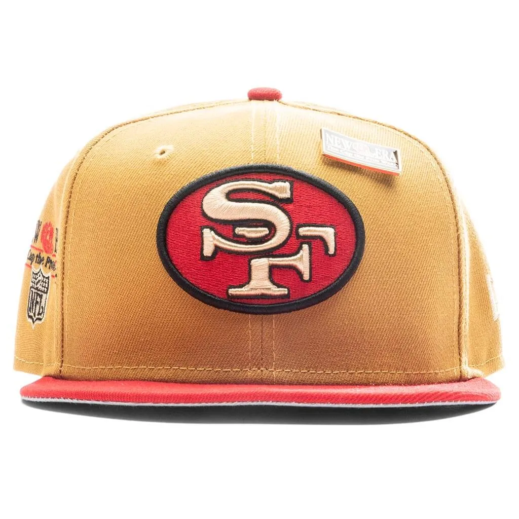 Brushed Bronze 59FIFTY Fitted - San Francisco 49ers