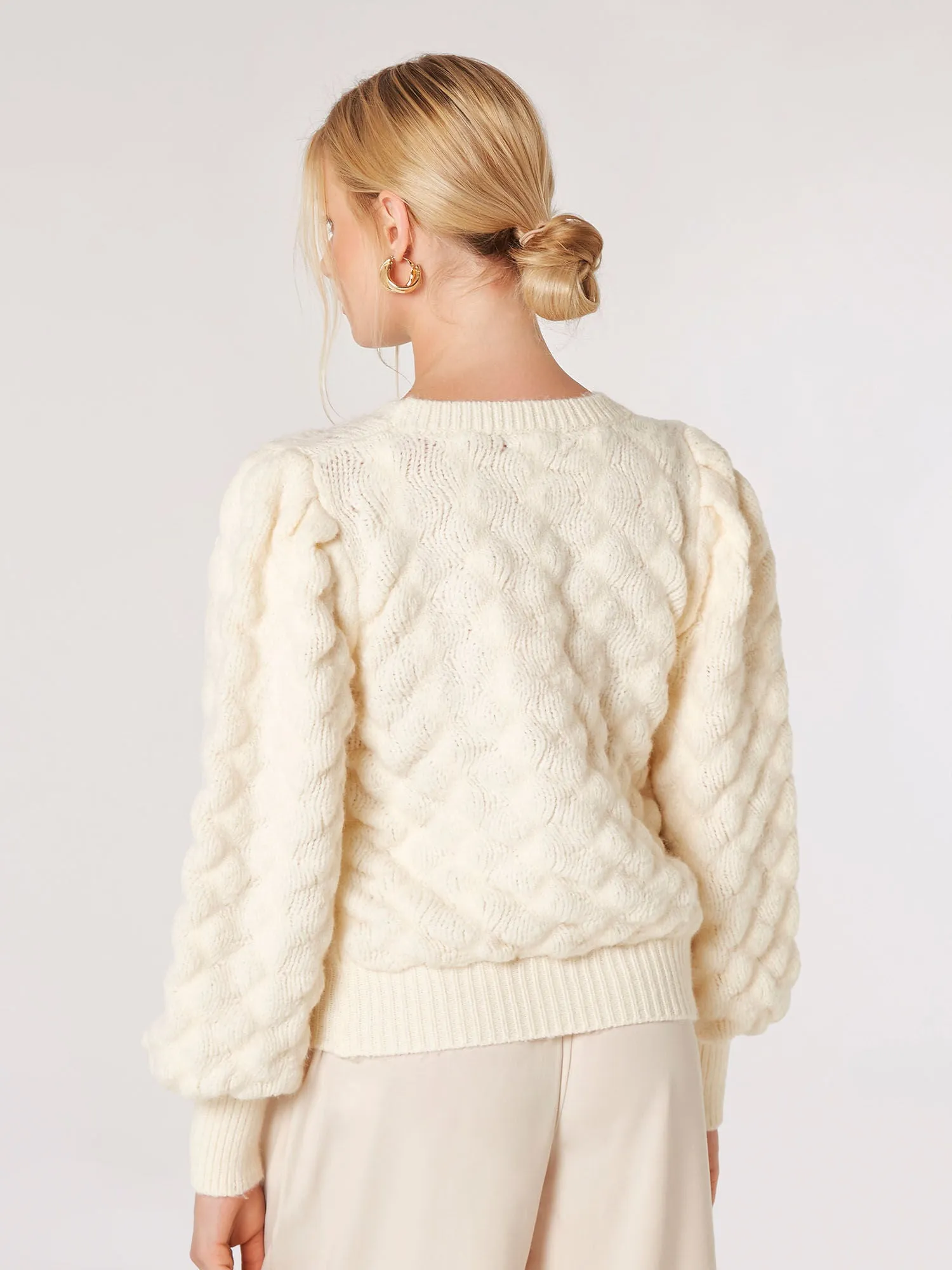 Bubble Pleat Sweater