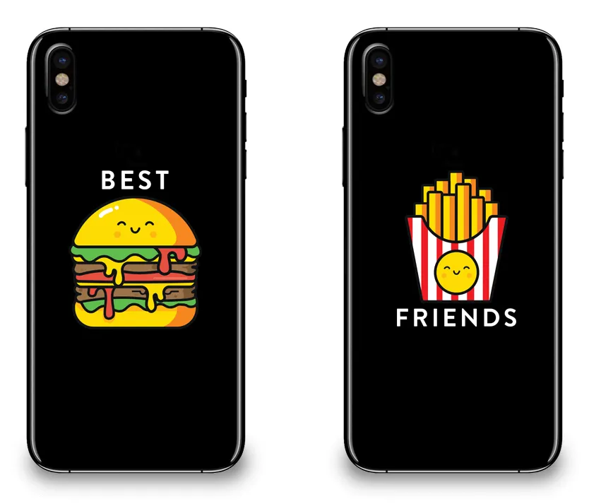 Burger & Fries Best Friend - BFF Matching Phone Cases