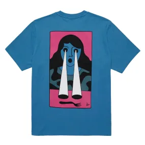 by Parra F**king Fork T-Shirt 'Blue'