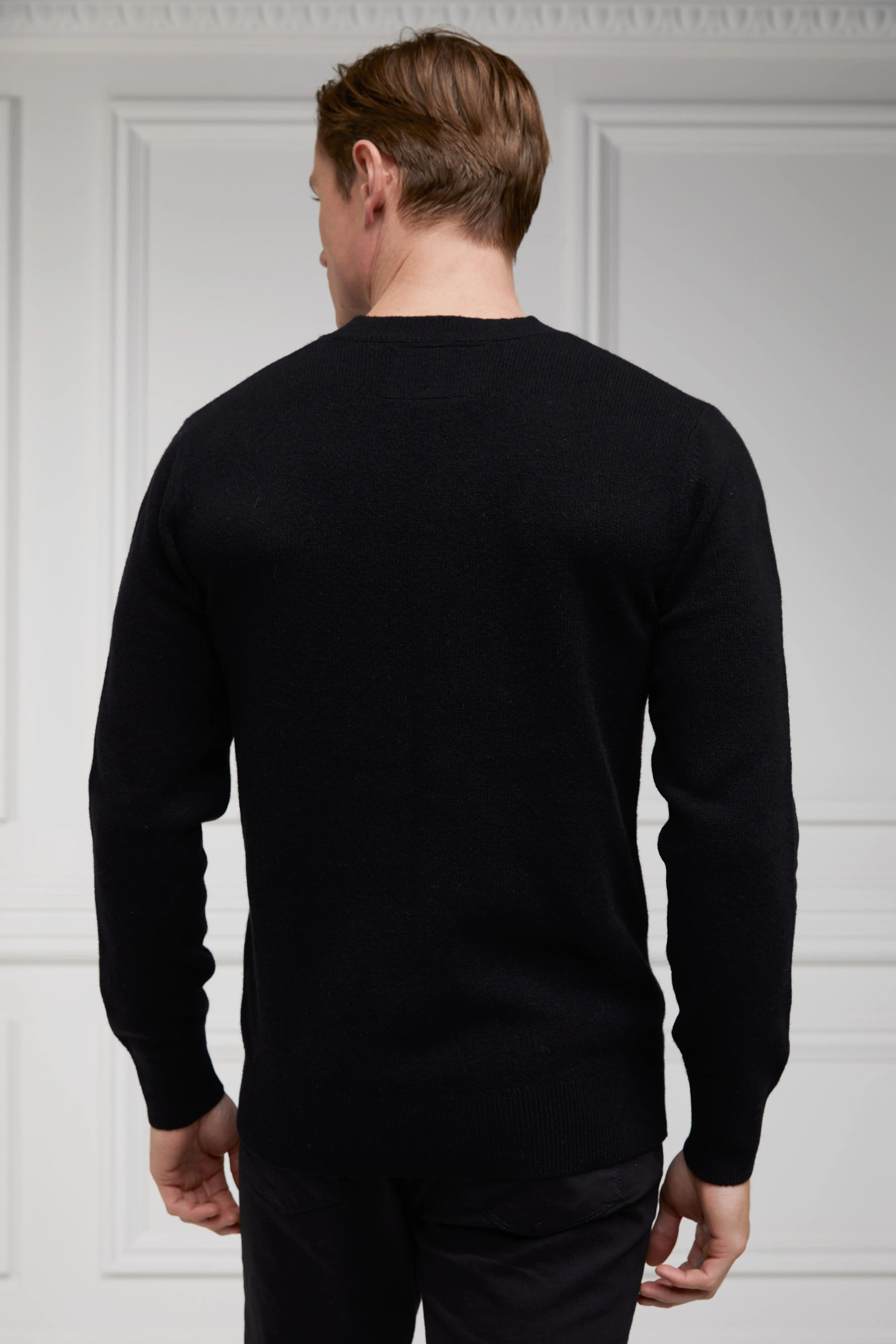 Byron Crew Neck Knit (Black)