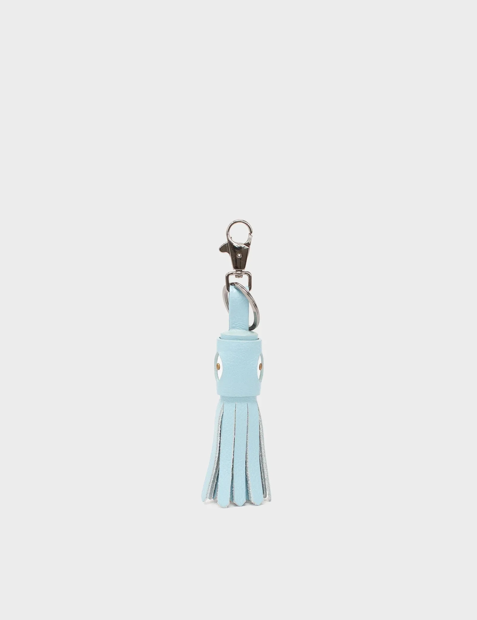 Callie Marie Hue Charm - Splish Splash Blue Leather Keychain