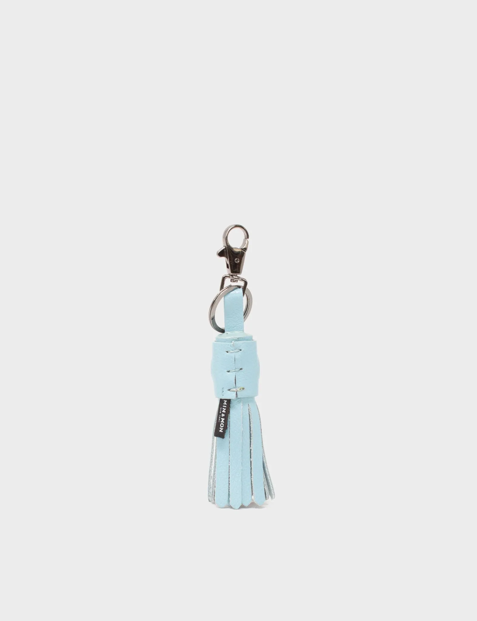 Callie Marie Hue Charm - Splish Splash Blue Leather Keychain