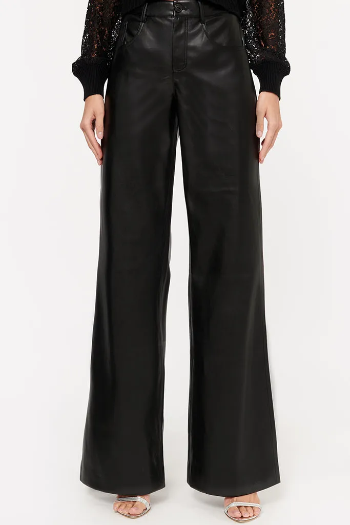 Cami NYC - Zenobi Vegan Leather Pant - Black *FINAL SALE