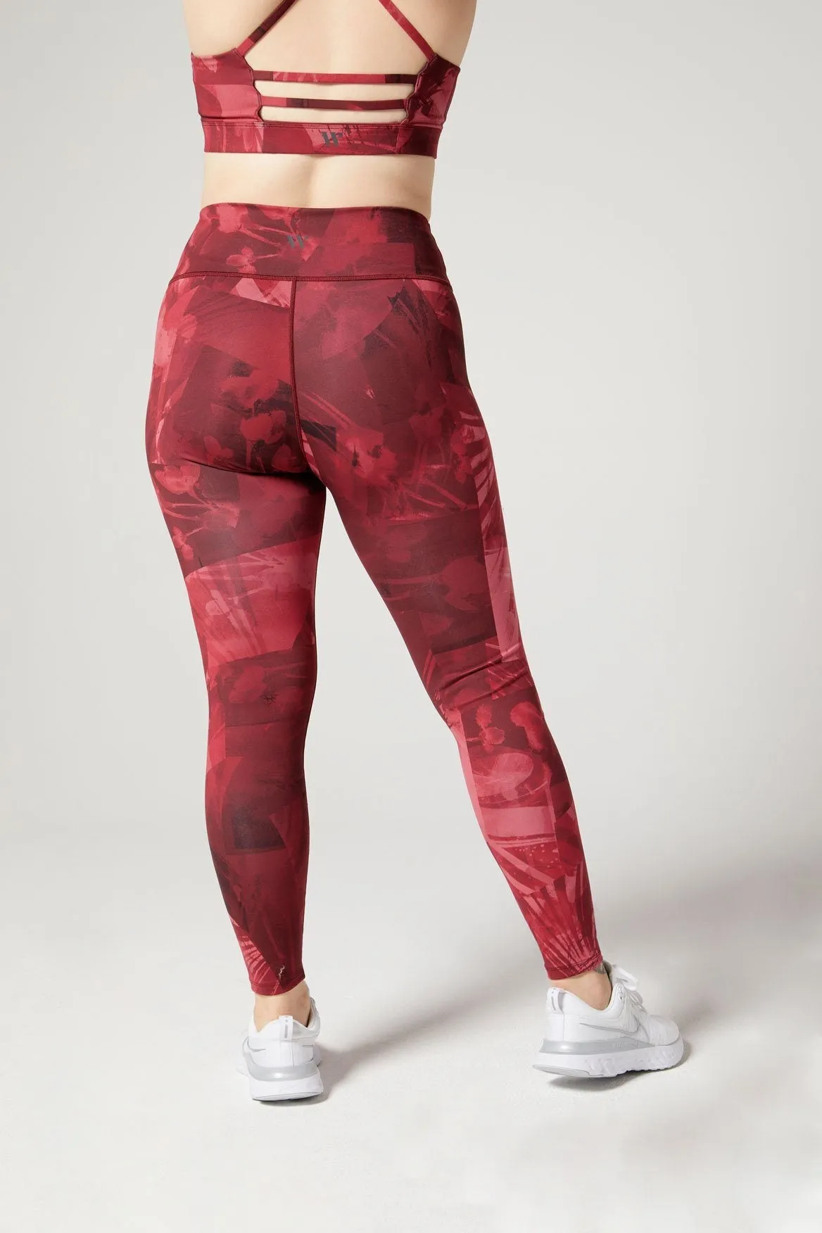 Camila Front Pocket Legging Magenta Fern