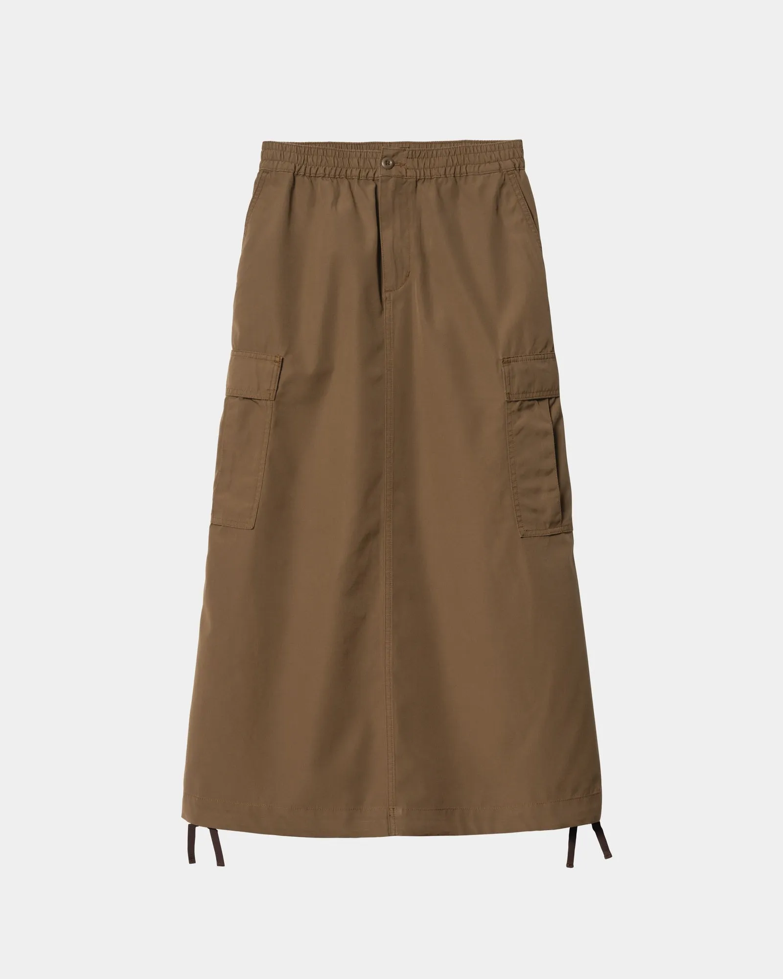 Cargo Skirt Long | Chocolate