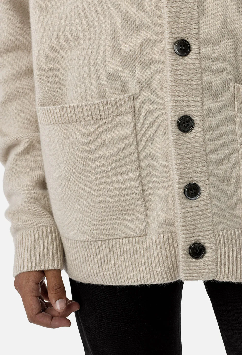 Cashmere Cardigan / Wheat