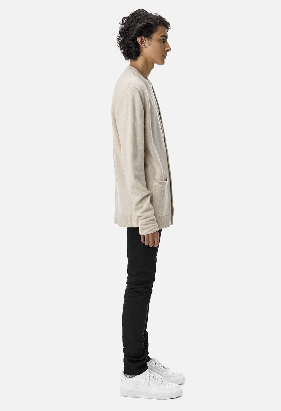 Cashmere Cardigan / Wheat