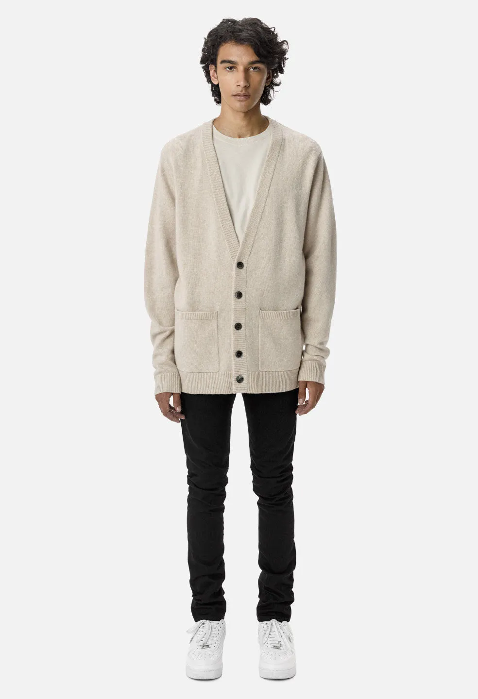 Cashmere Cardigan / Wheat