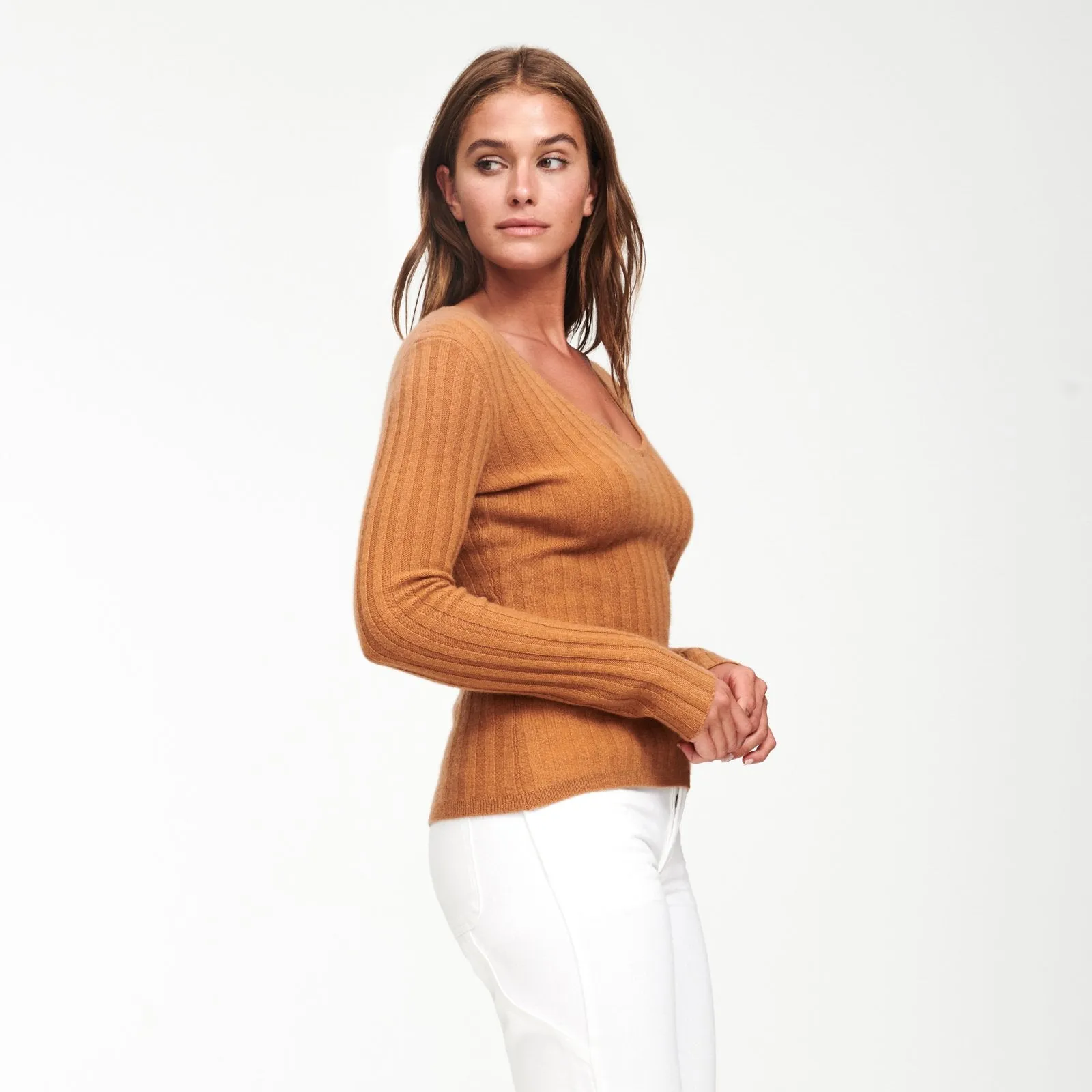 Cashmere Scoop Sweater