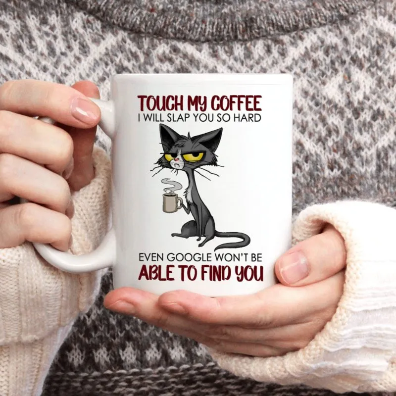 Cat Lover Gift, 1 Piece, 3A Grade, 11 Ounce Funny Ceramic Cat Mug