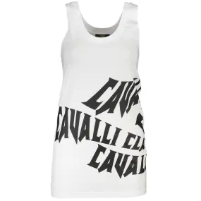 Cavalli Class White Cotton Women Women's Top